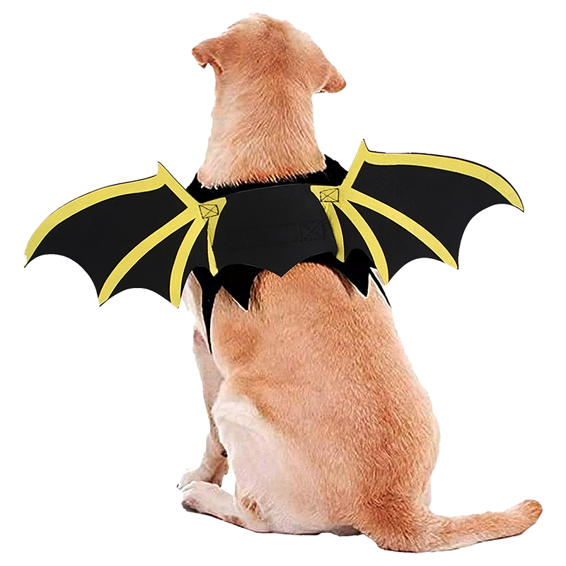 Costum de Halloween cu Aripi de Liliac pentru Câini