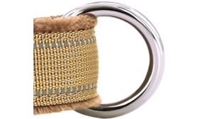 Ham reflectorizant maro cu perne moi și design fără tragere, vizibilitate îmbunătățită, bretele ajustabile, durabil.