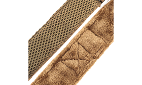 Ham maro moale, căptușit, reflectorizant, cu design anti-tractare, curele ajustabile și potrivire confortabilă.