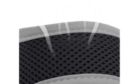 Botniță ajustabilă cu perne moi pentru câini, gri, material ușor din nylon, curea ultra-rezistentă pentru potrivire sigură.