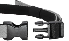 Botniță ajustabilă cu perne moi pentru câini, gri, material ușor din nylon, cataramă rezistentă pentru confortul câinelui.