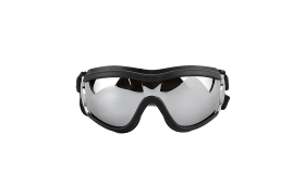 Ochelari de soare pentru câini cu protecție UV și curele ajustabile, rezistenți la apă, cap 36-56 cm, maxilar 20-25 cm.