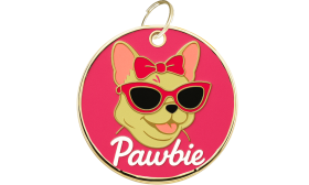 Medalion gravat pentru câine Pawbie