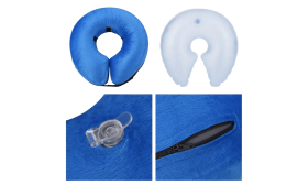 Zgardă Gonflabilă pentru Câini - Zgardă Reglabilă pentru Recuperare a Animalelor de Companie